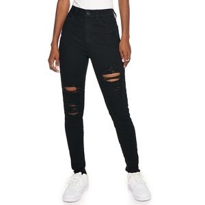 Black Super High Rise Jeggings